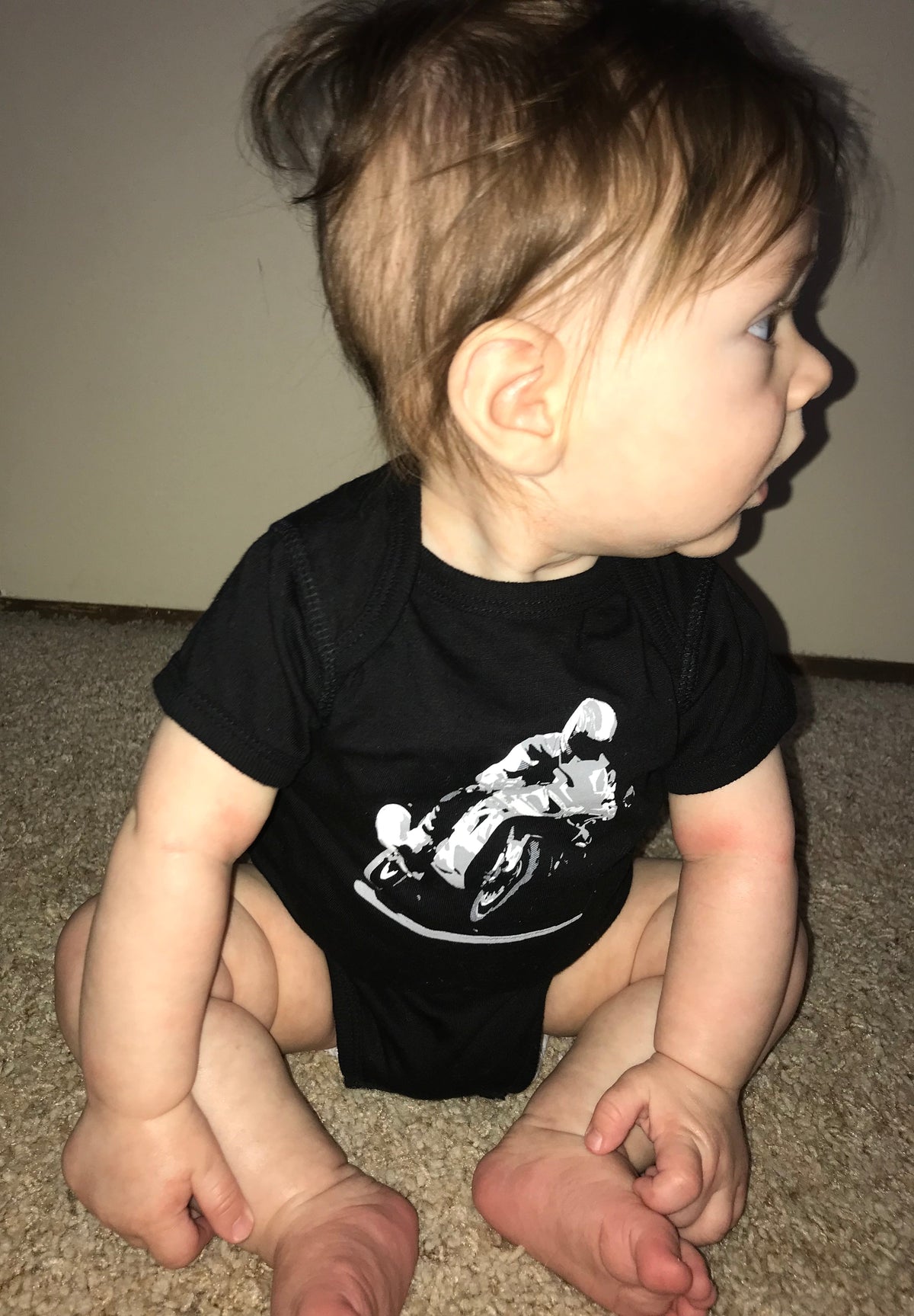 Night Rider Infant Onesie