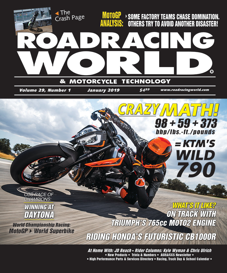 ARCHIVED 2019 Roadracing World & Motorcycle Technology Back Issues