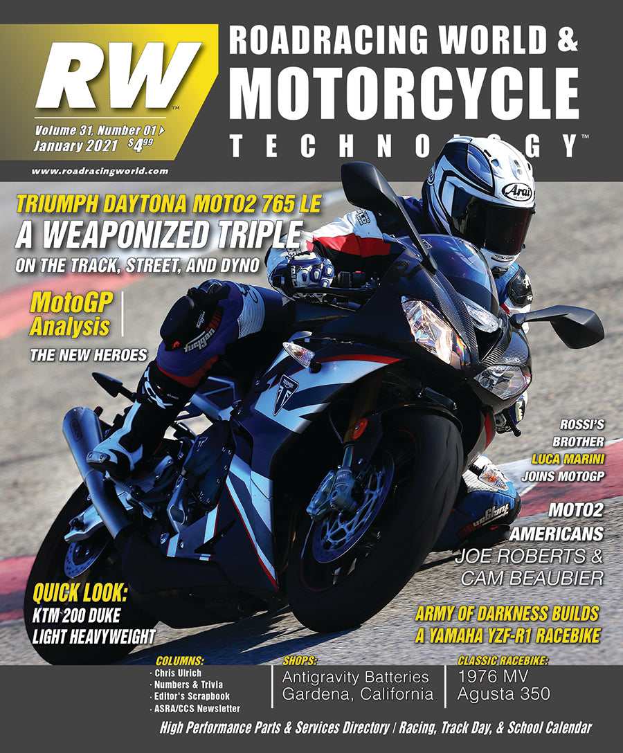 ARCHIVED 2021 Roadracing World & Motorcycle Technology Back Issues
