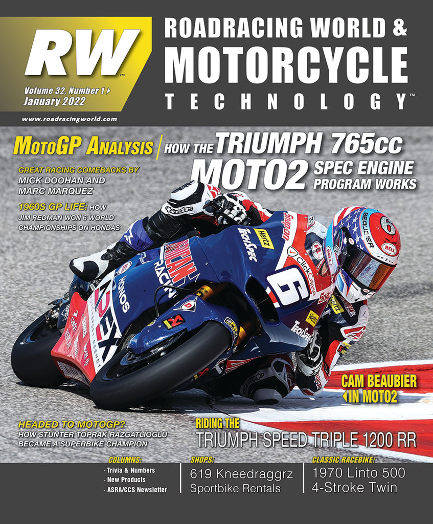 ARCHIVED 2022 Roadracing World and Motorcycle Technology Back Issues