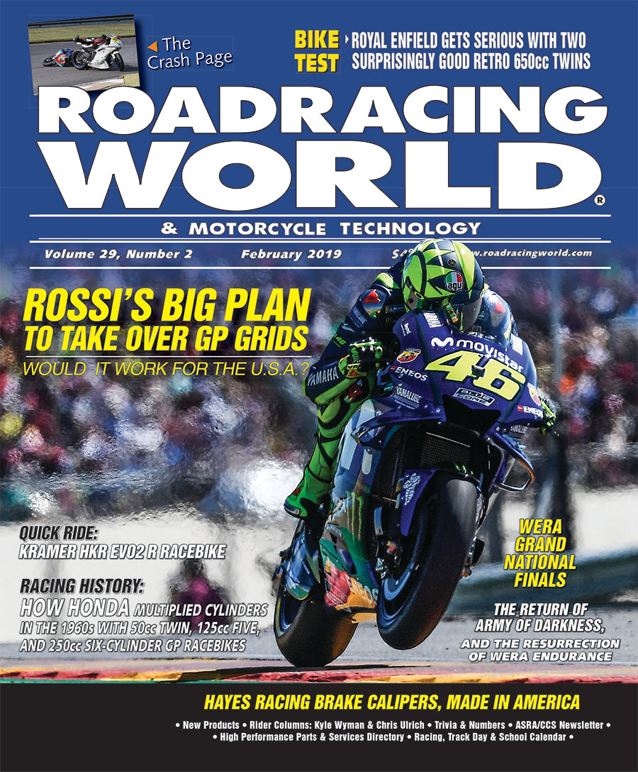 ARCHIVED 2019 Roadracing World Motorcycle Technology Back Issues February 2019 Issue