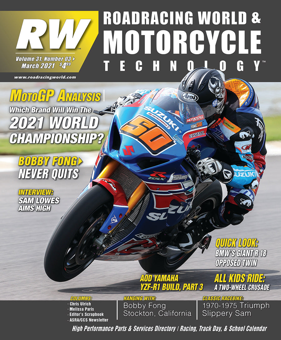 ARCHIVED 2021 Roadracing World & Motorcycle Technology Back Issues