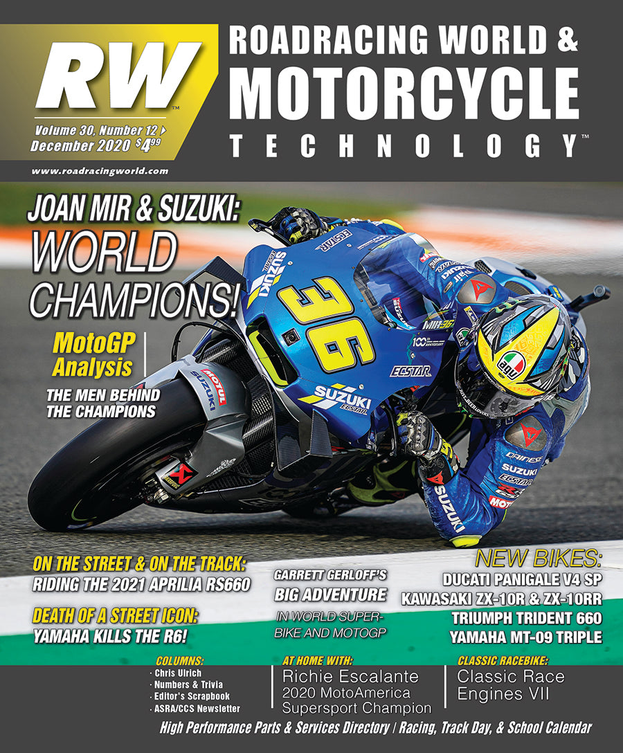ARCHIVED 2020 Roadracing World & Motorcycle Technology Back Issues