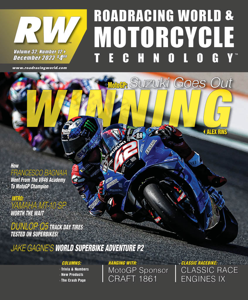 ARCHIVED 2022 Roadracing World & Motorcycle Technology Back Issues