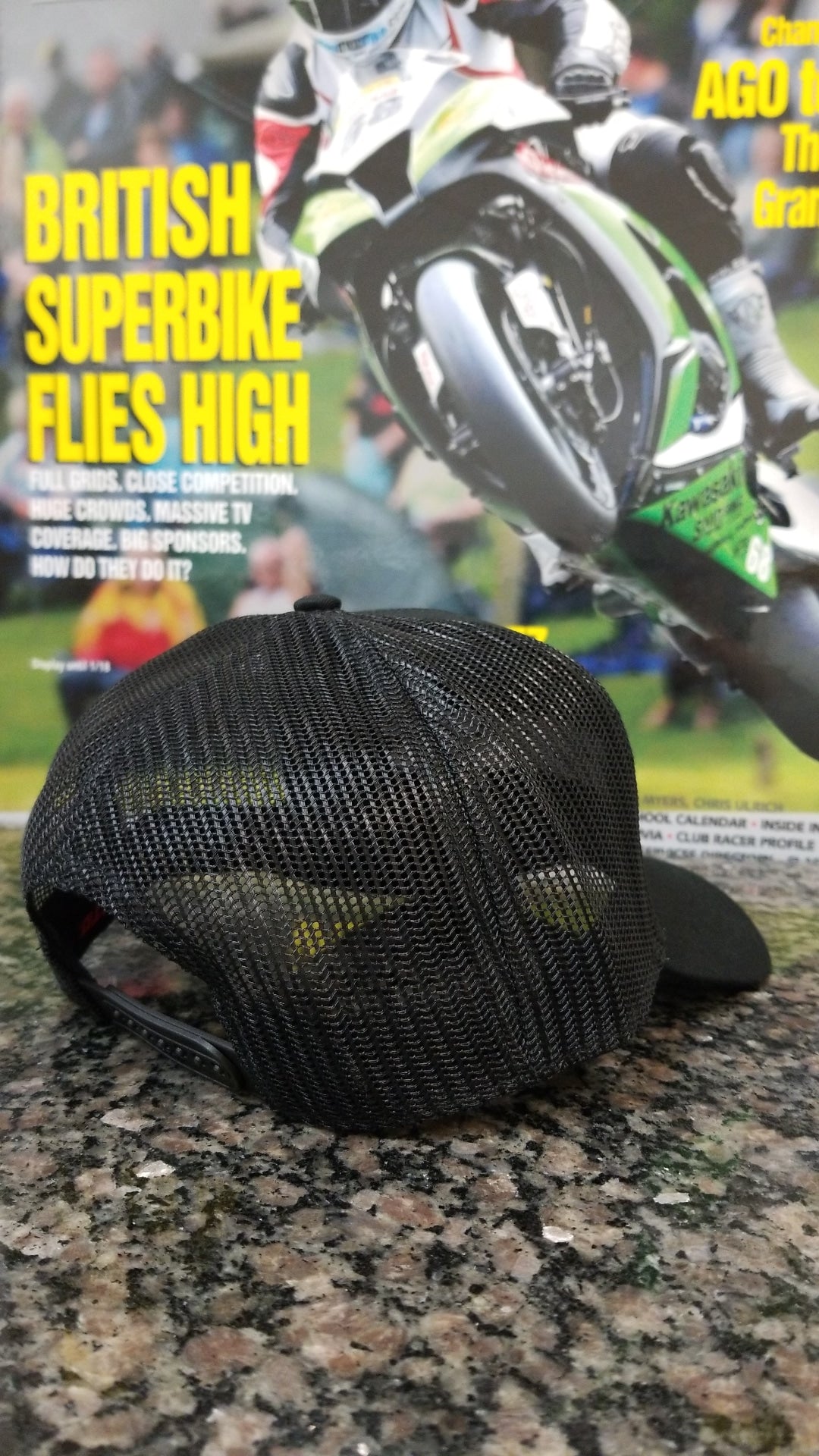 RW Black Trucker Mesh Cap